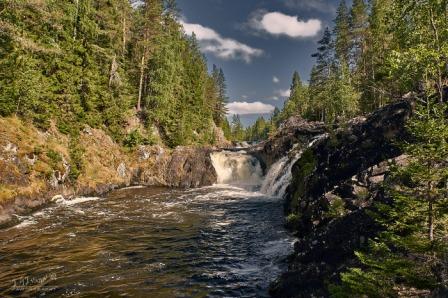 Карелия, Петрозаводск, Водопад, Кивач, Заповедник